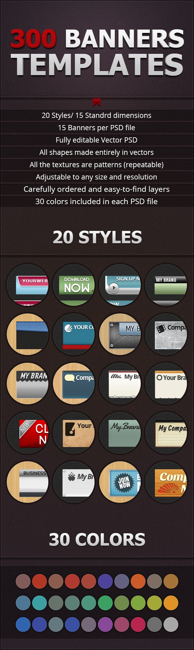 23 PSD Banner Templates: All Standard Banner Sizes, Several Inside Adobe Photoshop Banner Templates 23 PSD Banner Templates: All Standard Banner Sizes, Several Inside Adobe Photoshop Banner Templates