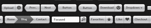 web Buttons Photoshop