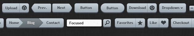 web Buttons design
