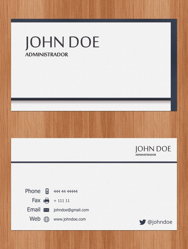 Business card vector