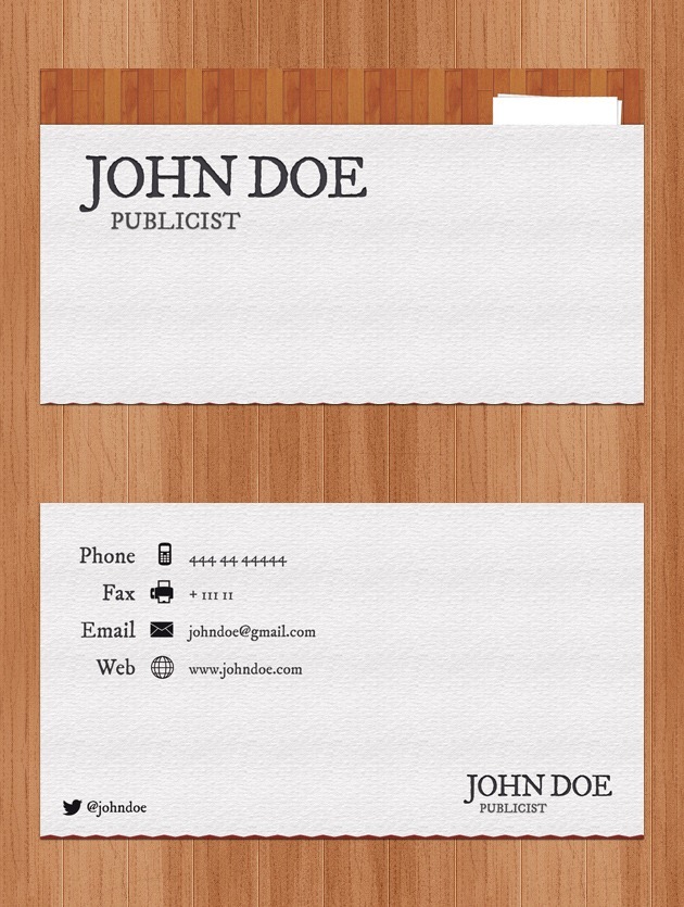 Company card vector