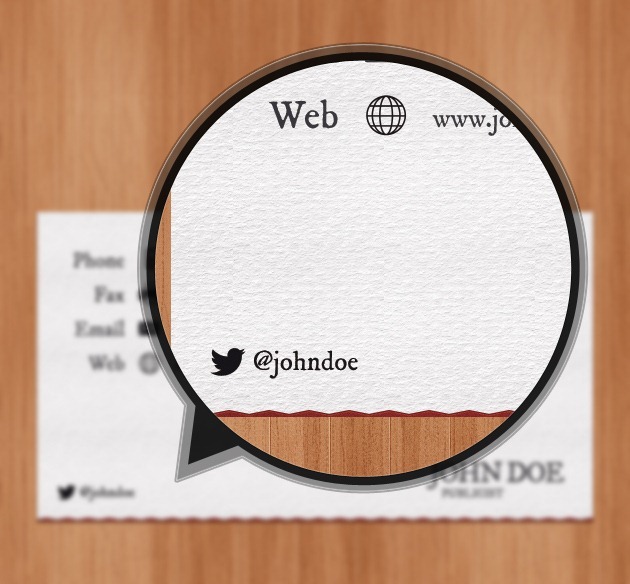 Minimalist Business card PSD