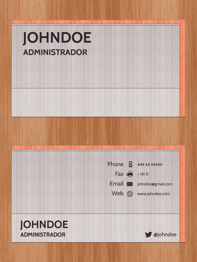 Company card Pixel perfect