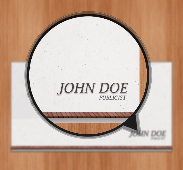 Minimalist Business card graphic