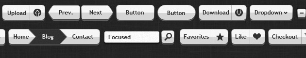 Buttons Photoshop