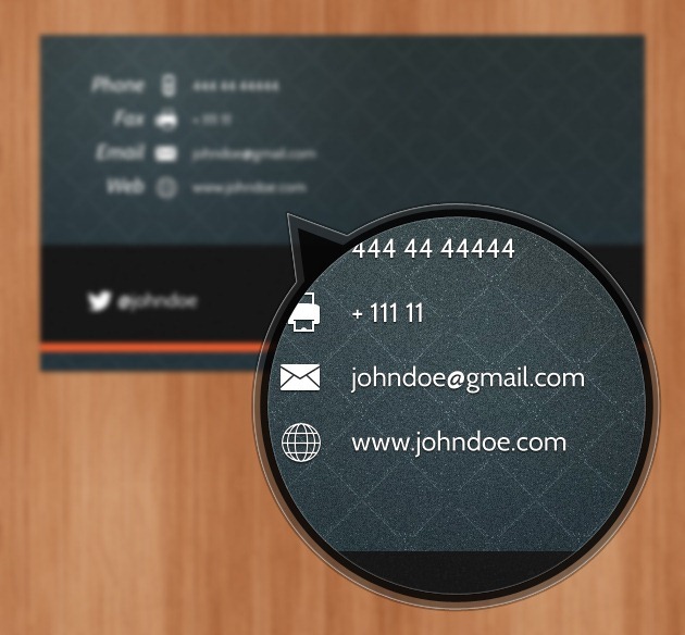 Minimalist Business card Professional