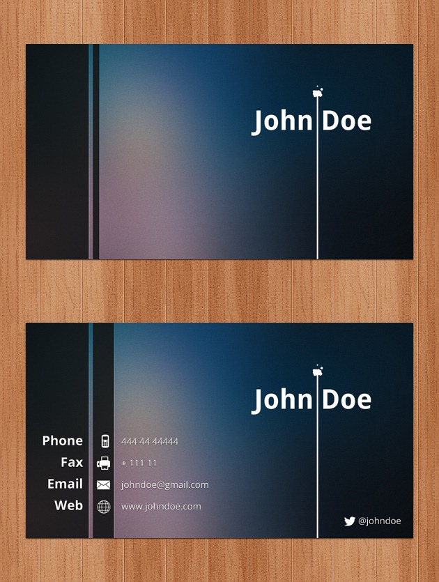 Business card PSD