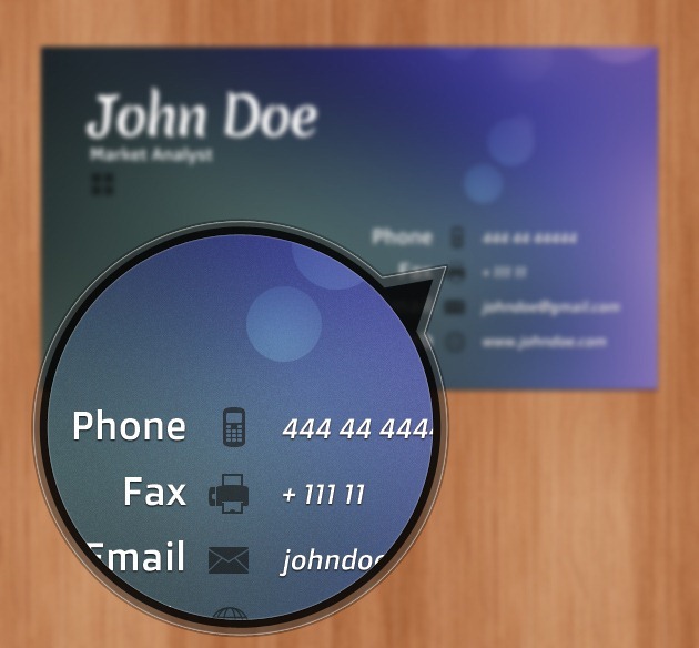 Minimalist Business card design