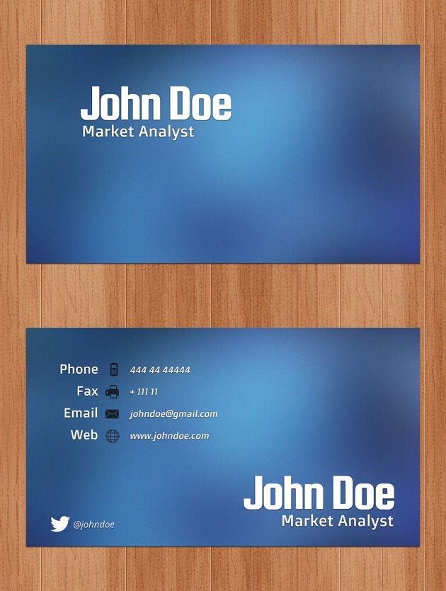 Nice Business card graphic