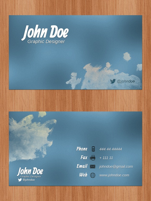 Company card Photoshop