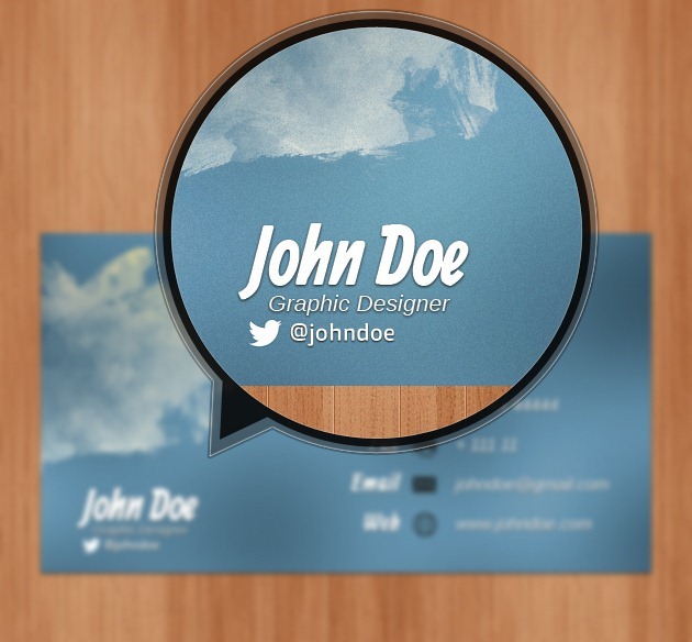 Minimalist Company card cover