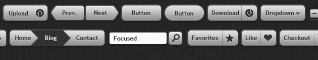 web Buttons Photoshop