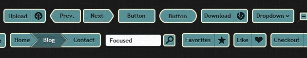 web Buttons design