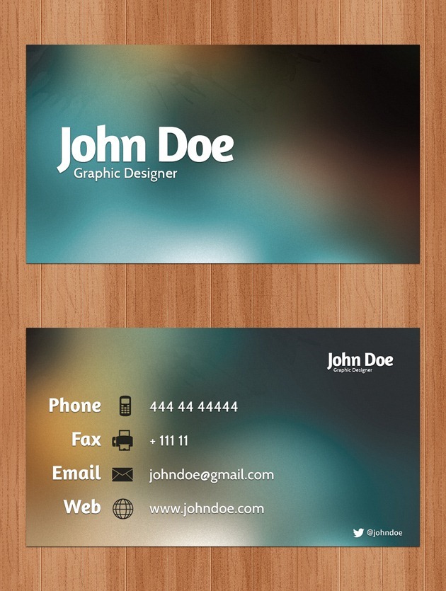 Nice Business card template