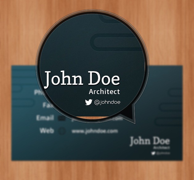 Minimalist Company card Pixel perfect