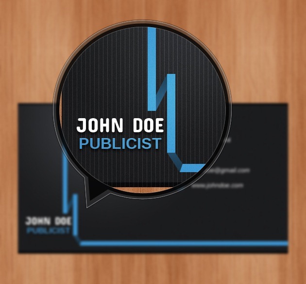 Business card graphic