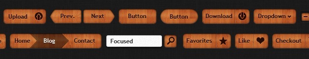 web design Buttons style