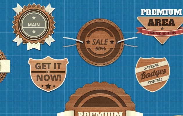 Badges vector