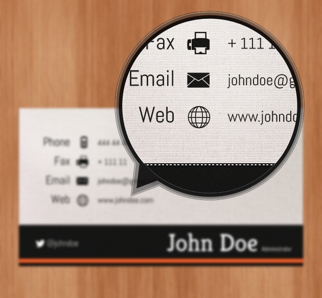 Cool Business card Photoshop