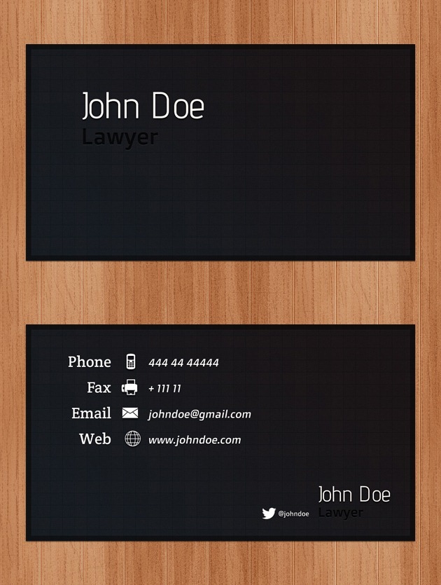 Cool Business card set