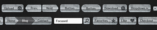 web design Buttons kit