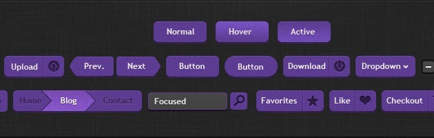 web design Buttons Pack