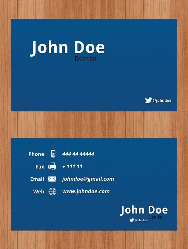 Company card graphic