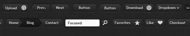 Awesome Buttons PSD
