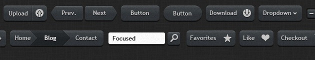 Awesome Buttons Photoshop