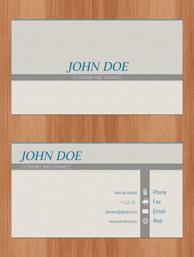 Business card graphic