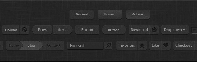 web design Buttons Photoshop