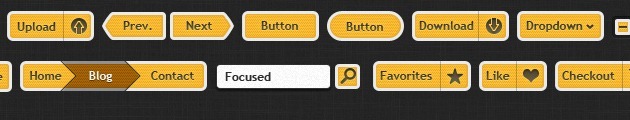 Web Awesome Buttons design