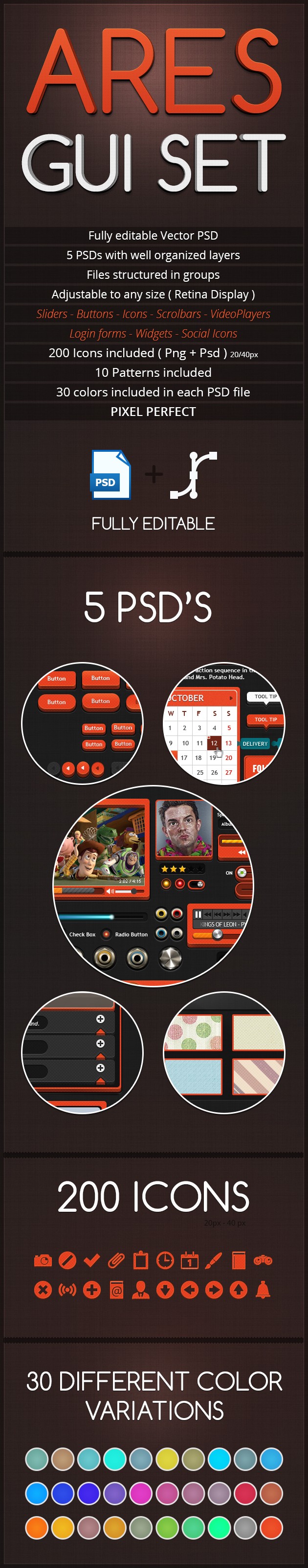 Ares Gui set Ares Gui set