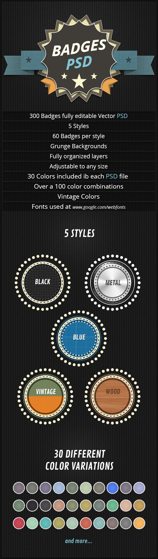 Badges design Badges design