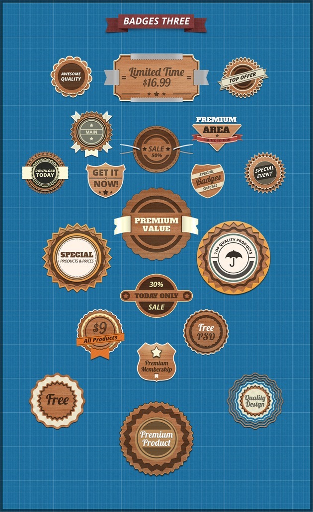 web Badges pack