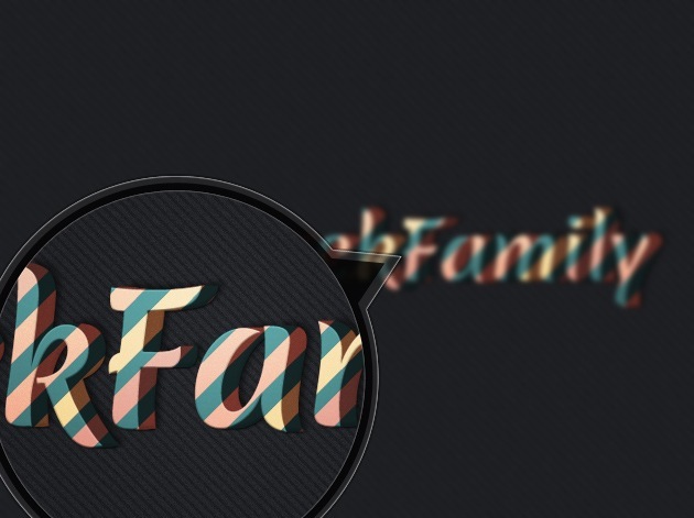 font effects Photoshop