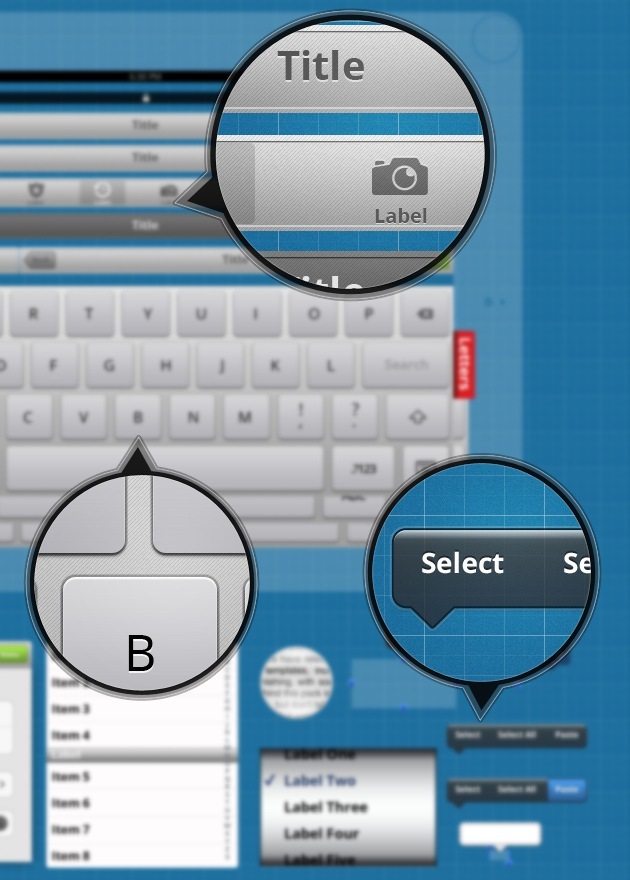 ipad Gui Elements