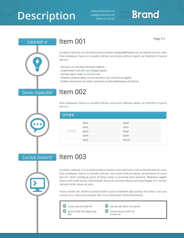 Invoice Creative Modern Invoice Template Design Stock Vector