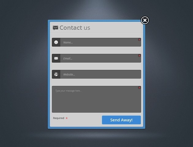 Login Form Templates PSD