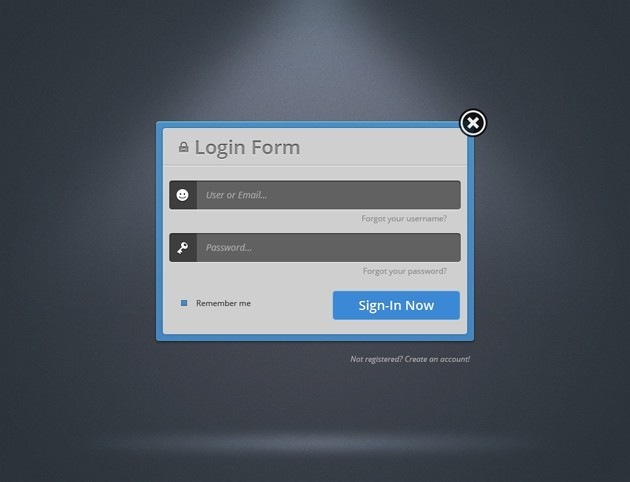 Login form design