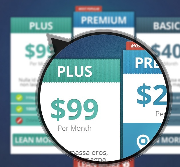 web design pricing list template