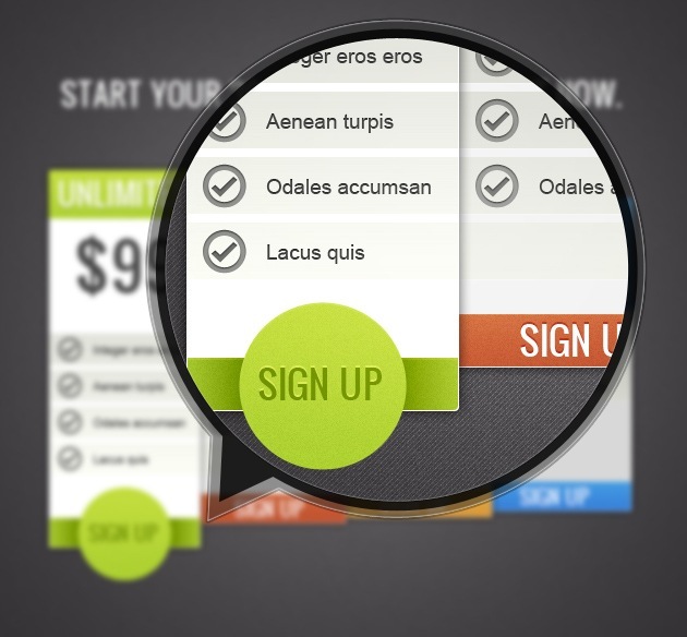 web design pricing list graphic