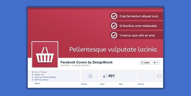 simple Facebook Cover template