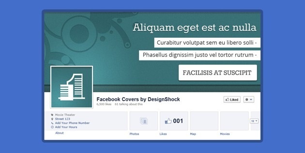 Photoshop Facebook Cover template