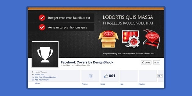 Facebook Cover page template