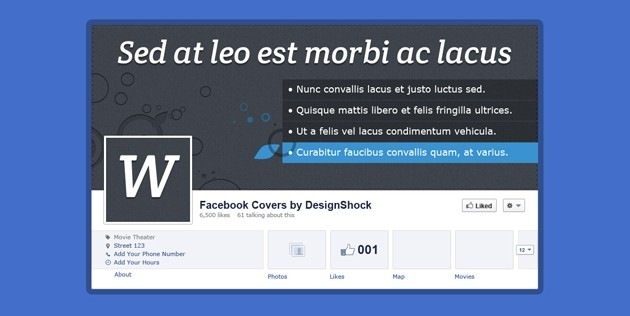 Nice Facebook Cover Contact 