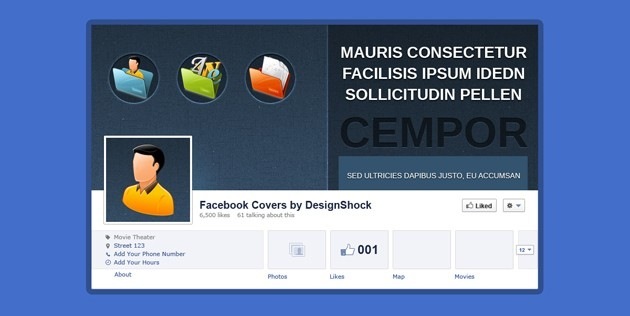 Nice Facebook Cover template