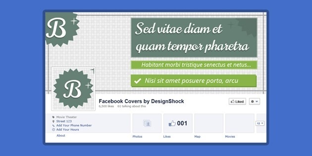 Cool Facebook Cover PSD