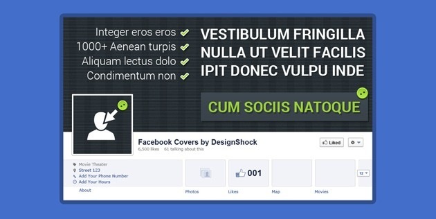 Cool Facebook Cover PSD Pack