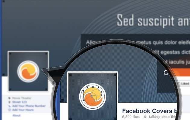 simple Facebook Cover PSD